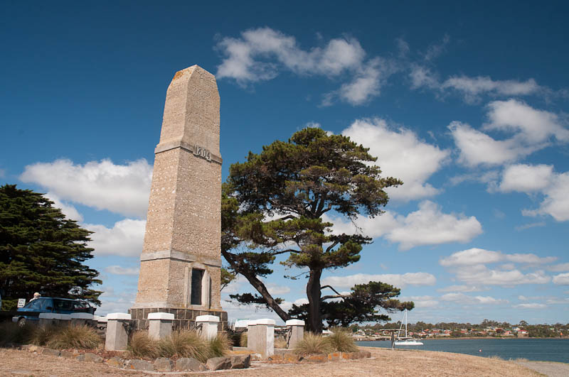 George Town - monument to the pioneer explorers