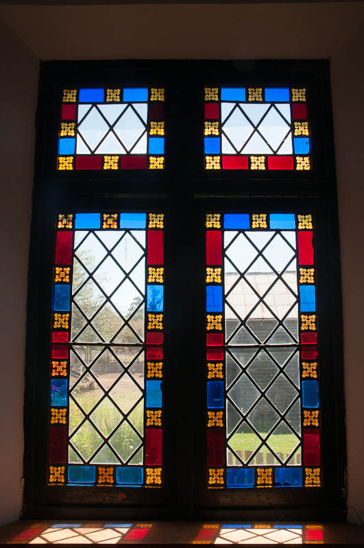 Chapel window at Brickendon estate