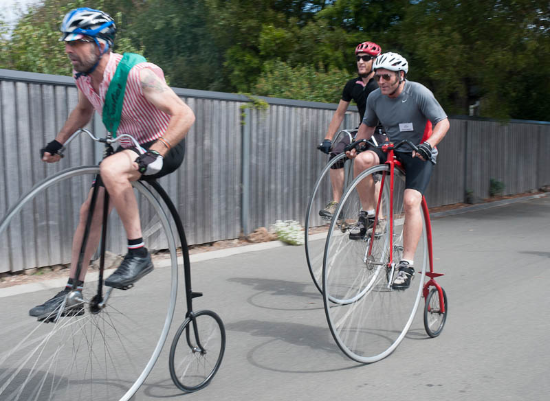 Penny Farthing Championship races at Evandale