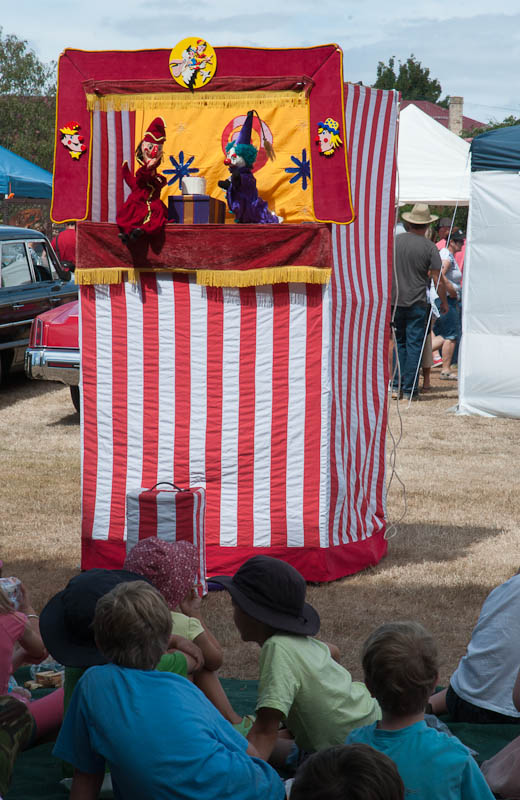 Punch and Judy show, Evandale 