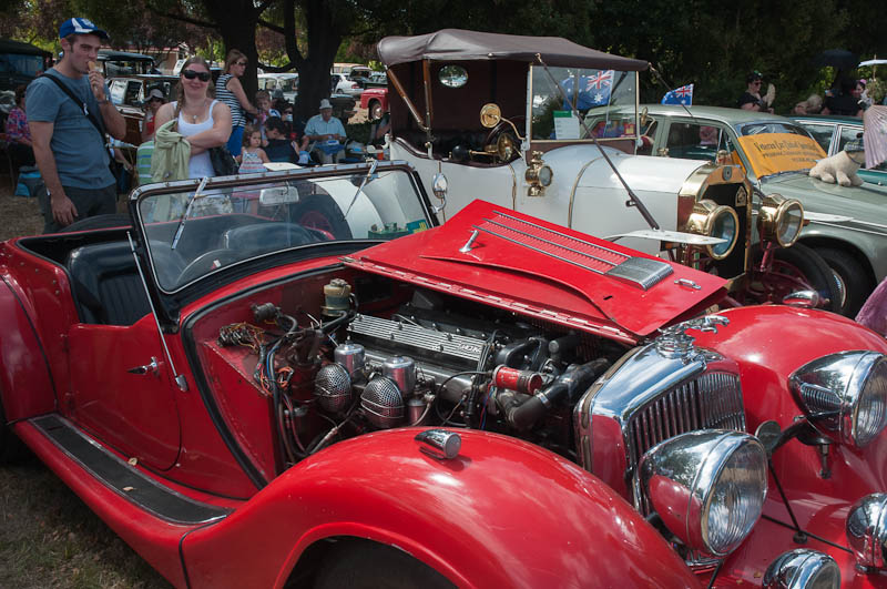 Vintage cars, Evandale Village Fair