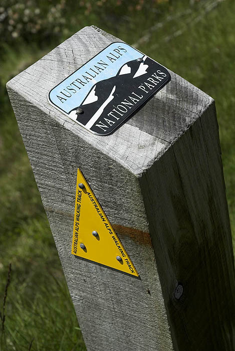 Australian Alps Walking Trail marker