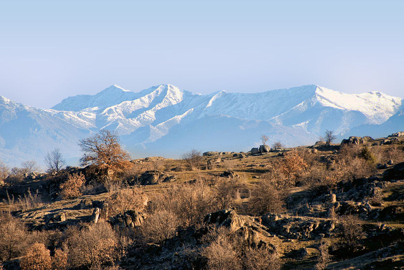 How beautiful and wild the mountains looked....