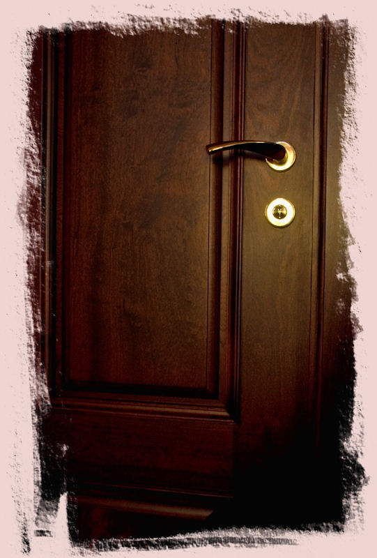 There was nobody at the door...just a letter left on the floor