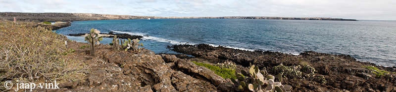 Panoramic view of Genovesa