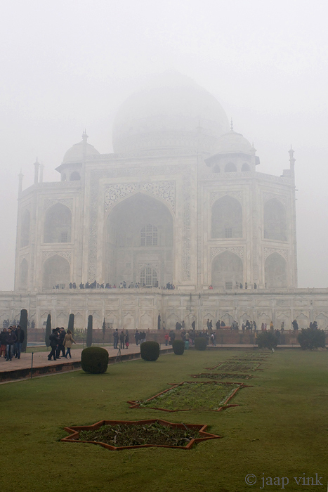 Taj Mahal on a cold and foggy day!