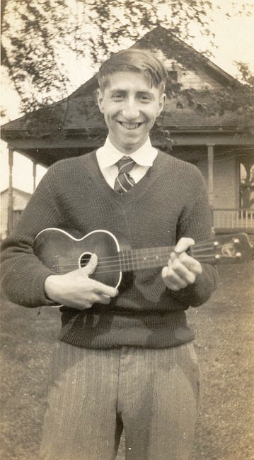 Marcel and ukelele c.1929