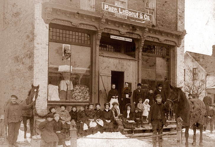 Page, Leboeuf General Store in Tecumseh