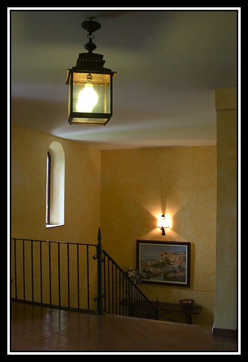 Escalera en el Parador  -  Stairway in the Parador