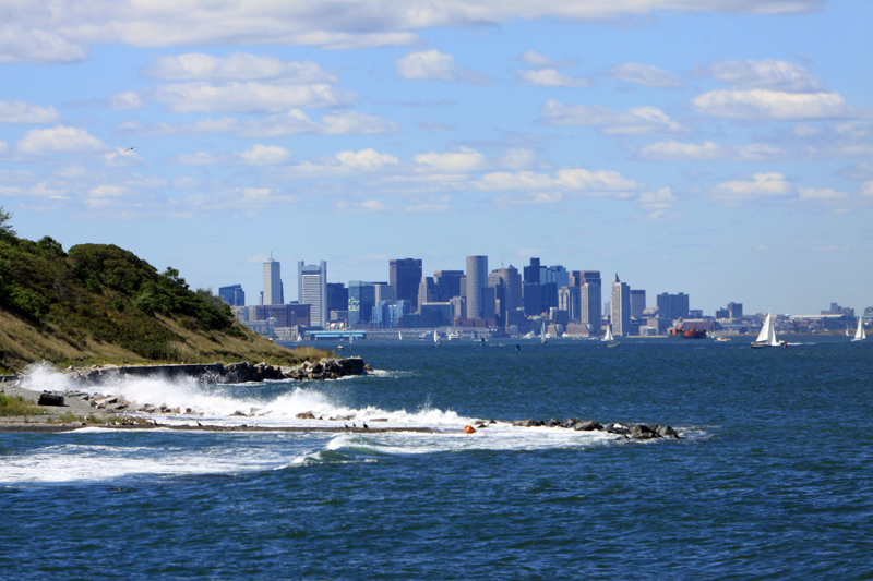 Boston Harbor Skyline