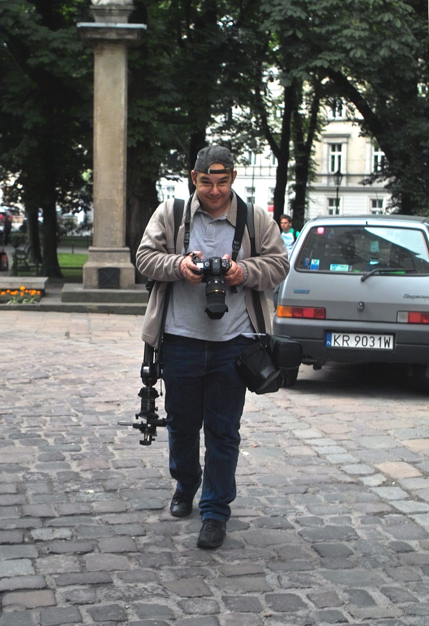 Kostas (Armaco) with all his gear...