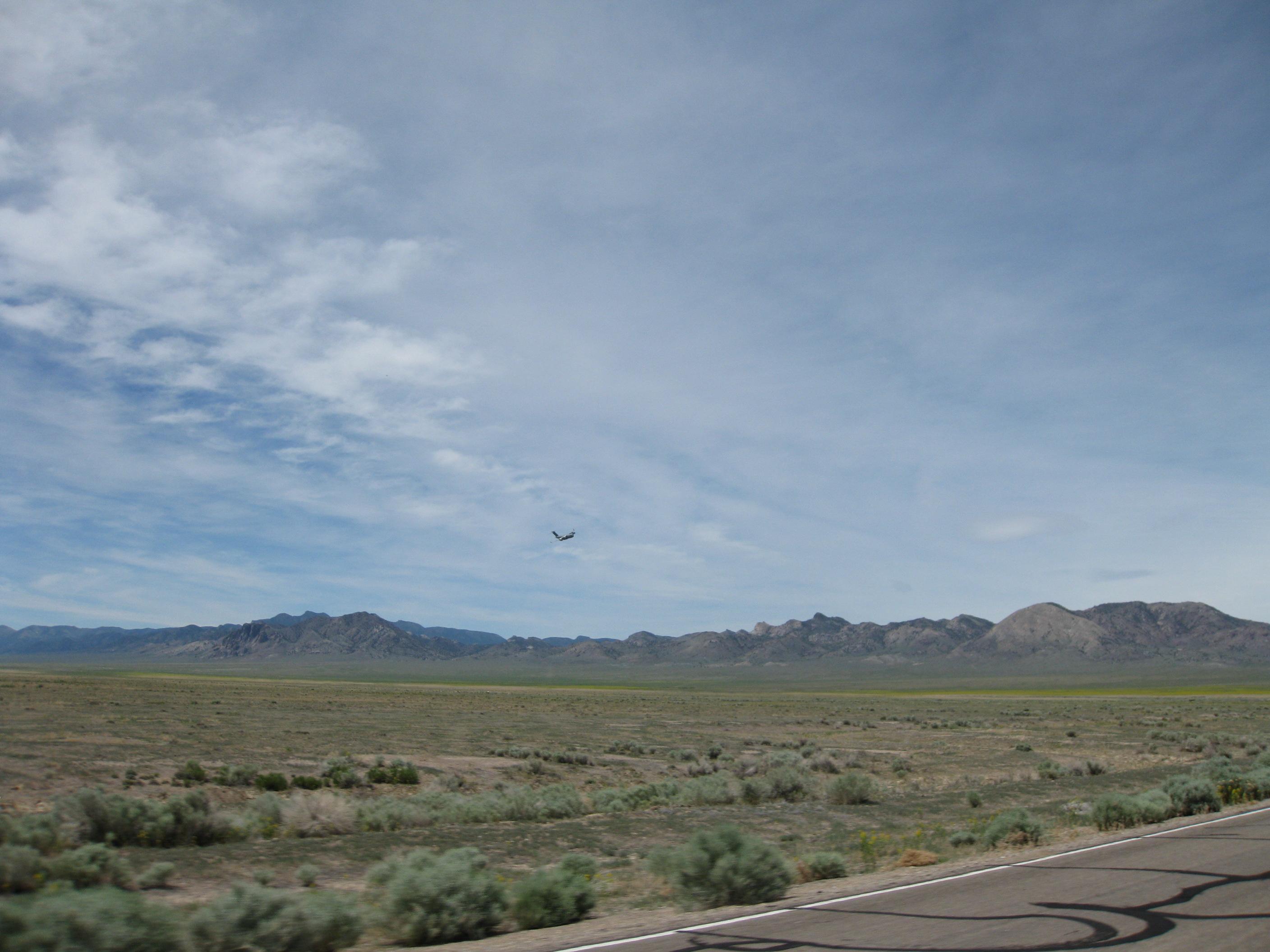 Area 51 is just over that ridge
