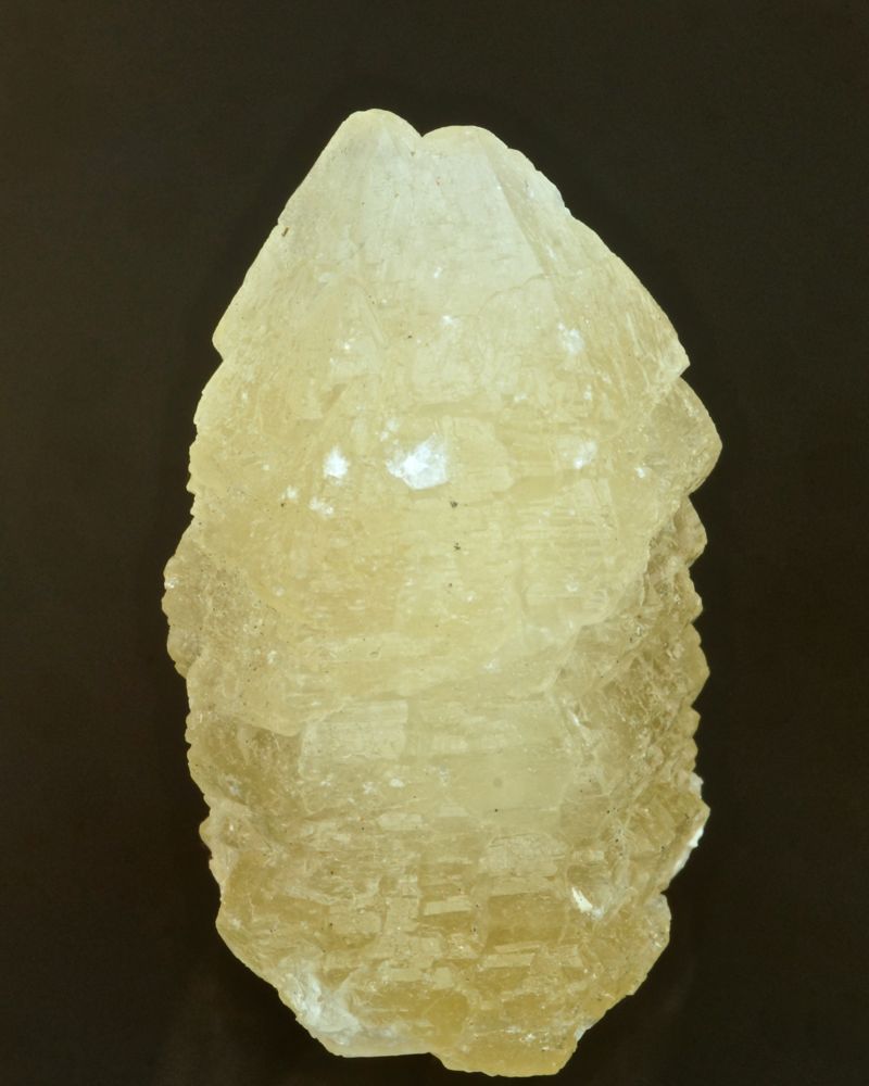 Witherite, 35 mm pyramidal crystal twin, Nentsberry Haggs, Alston Moor, Cumbria.