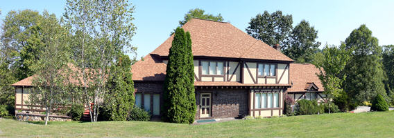 Panorama of house