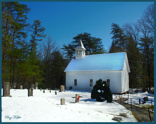 Methodist Church and Cemetery in Cades Cove