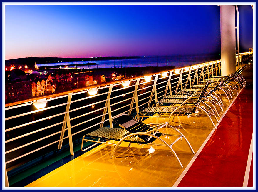 Deck View Just Before Sunrise