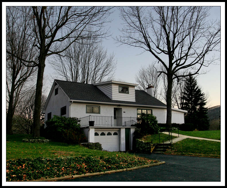 Pennsylvania Country Home in the Twighlight