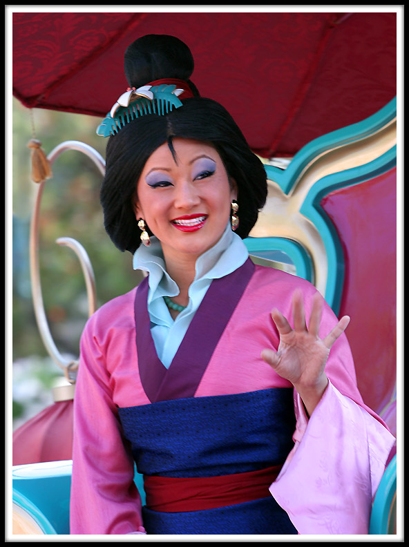 Who is the lovely Geisha on Parade?