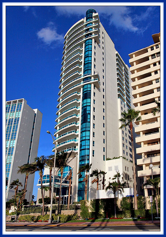 Architectural Glass and Concrete on Collins Avenue