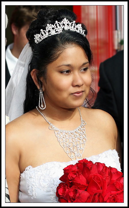 Glow of the Bride Just After the Ceremony