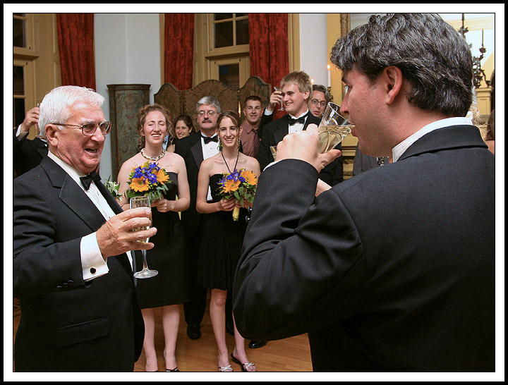 Toasting the Groom