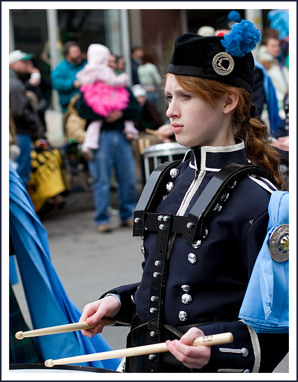 Young Drummer Gal