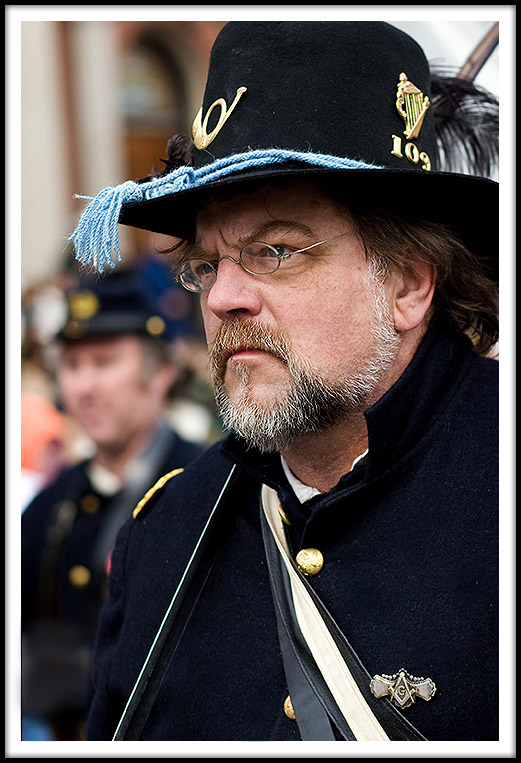 Union Masonic Soldier at the Parade