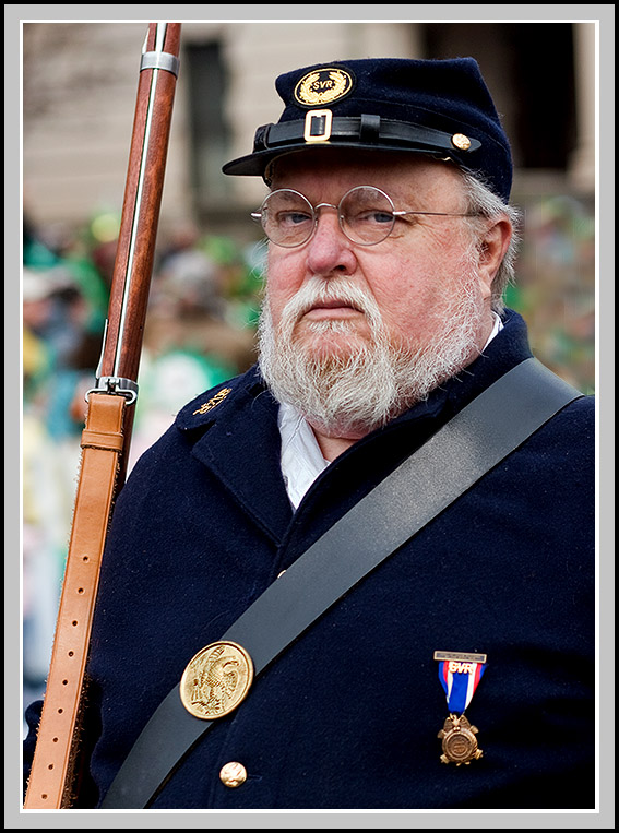 Marching Union Soldier