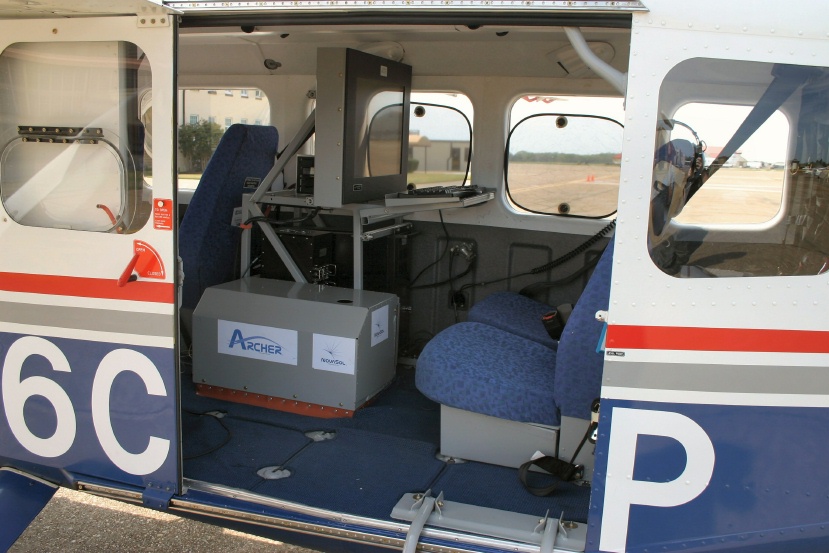 Imaging Gear on SAR Aircraft