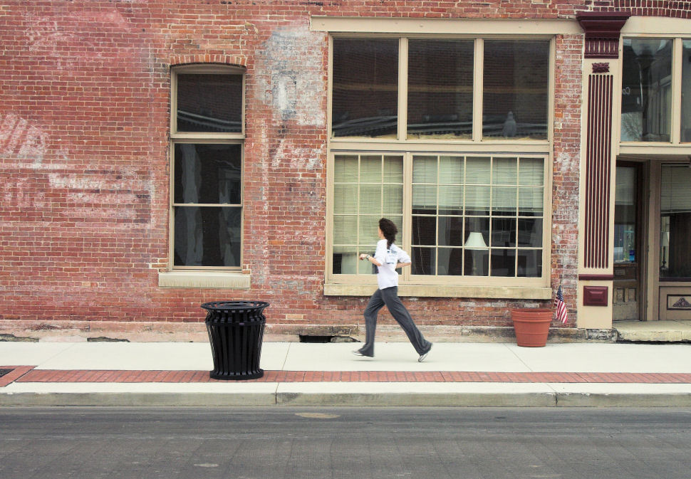 Jogger in Pendleton, Indiana