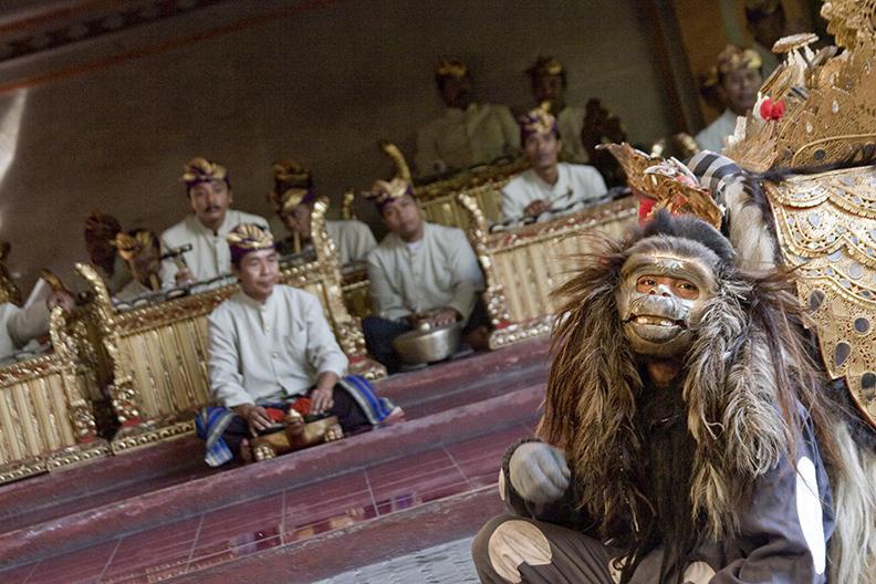 Barong & kris dance, south Bali
