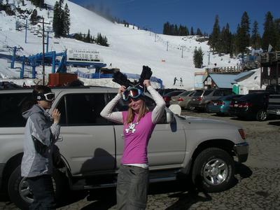 donner ski ranch parking lot
