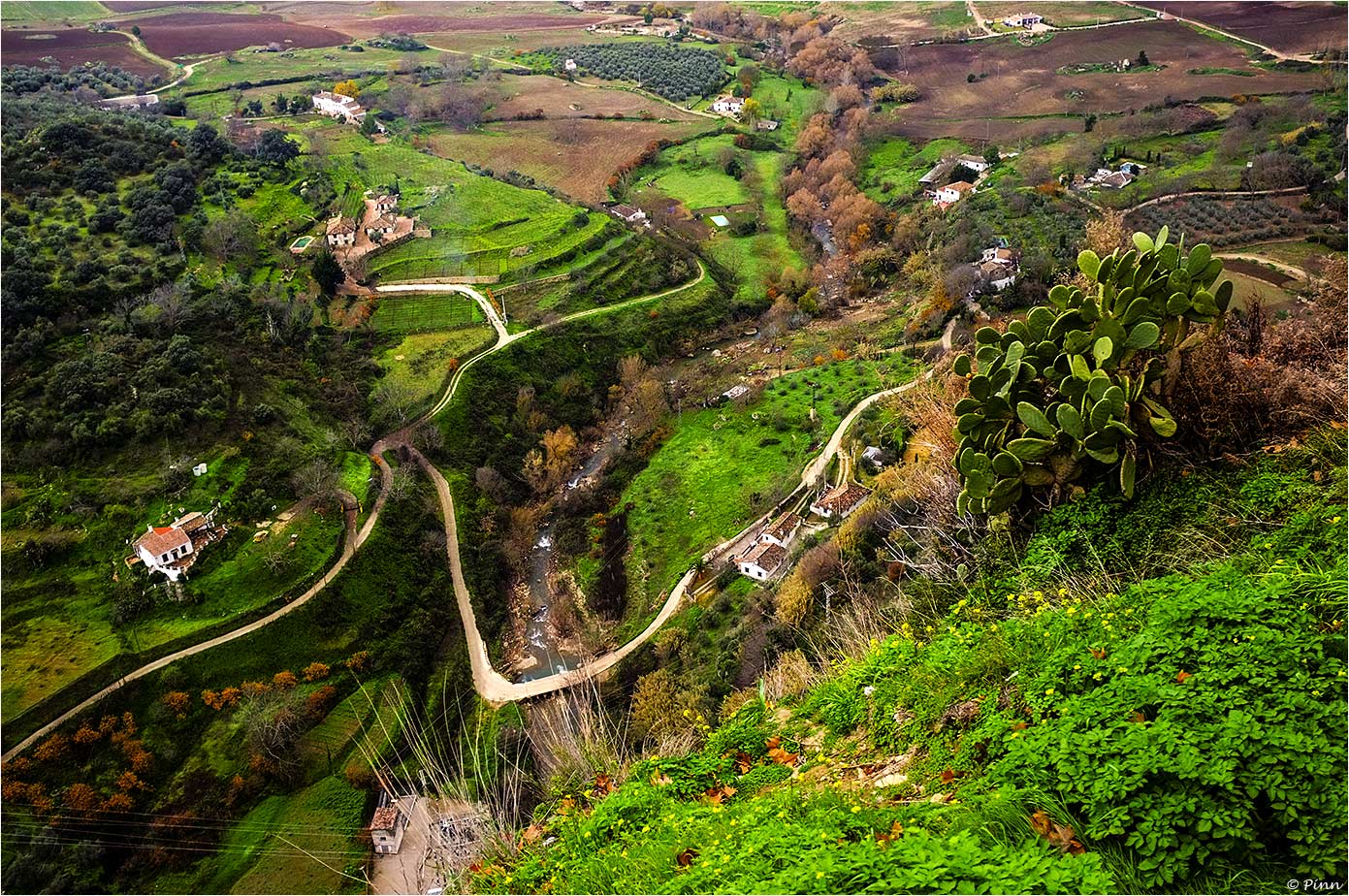 View From Ronda In Winter