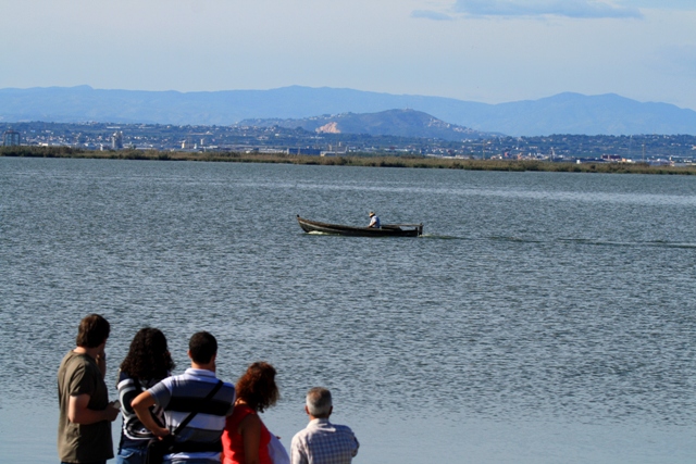 Albufera amb visitants