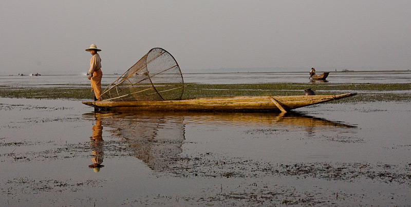 Inle Lake Boatman.