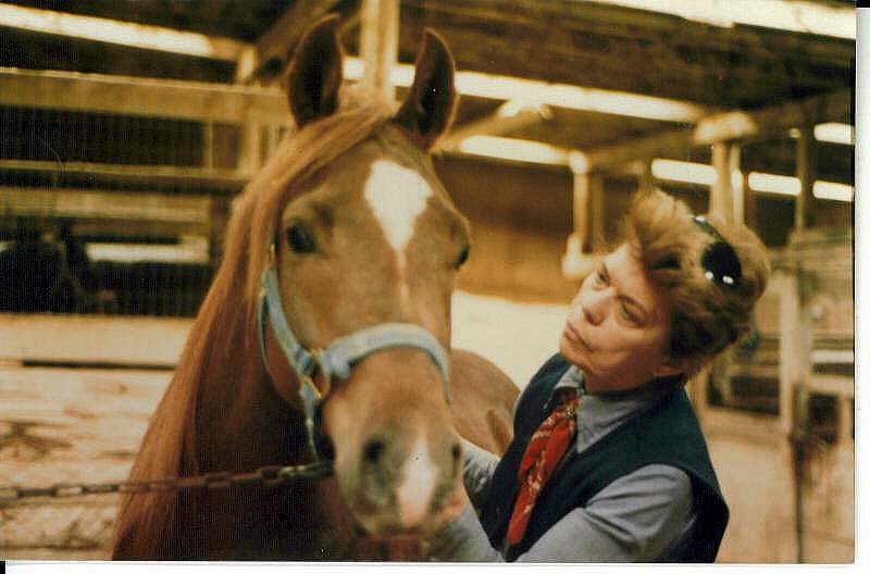 Mom and horse-2