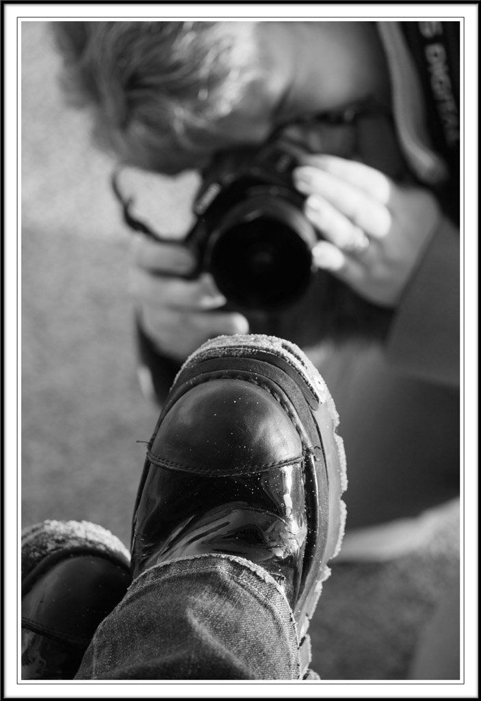 Shooting me, shooting Bev!