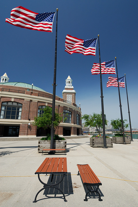 Flags at Navy Pier 2