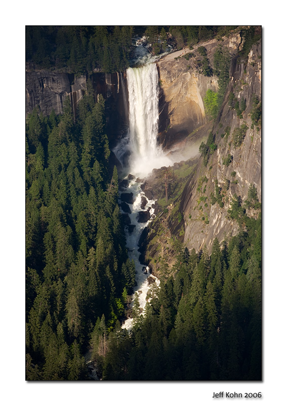 View of Vernal Fall from Washburn Point