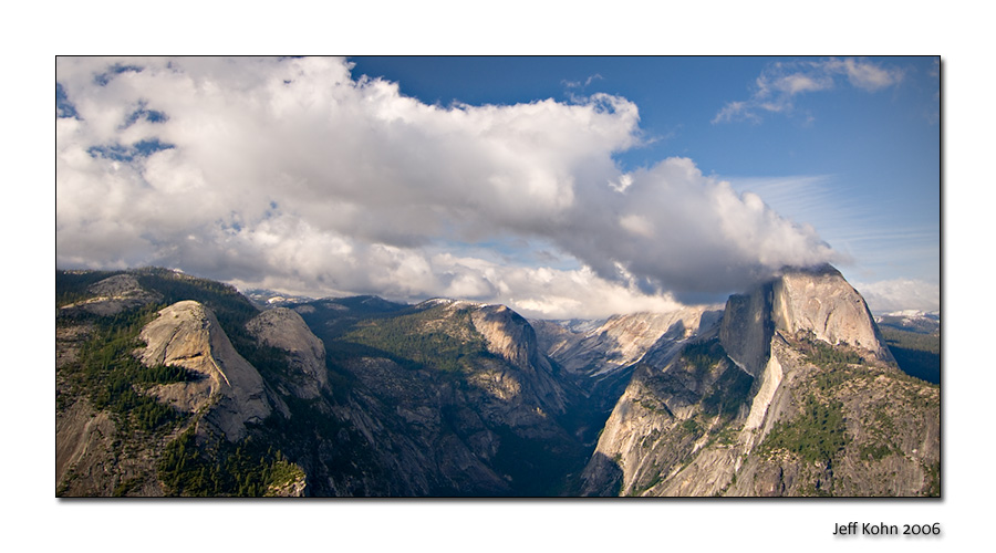 Clouds over Yosemite Valley