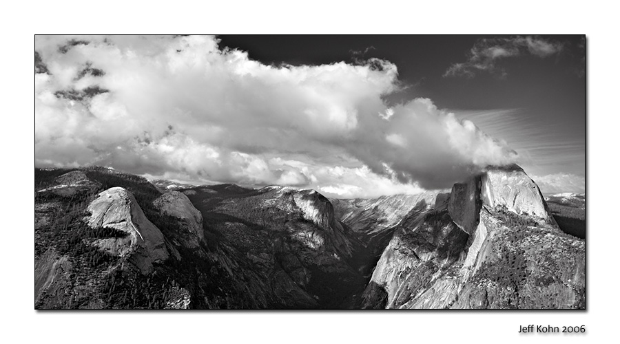 Clouds Meeting Half Dome