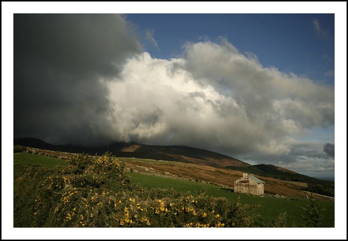 R-Mournes Old cottage towards Seefin.jpg