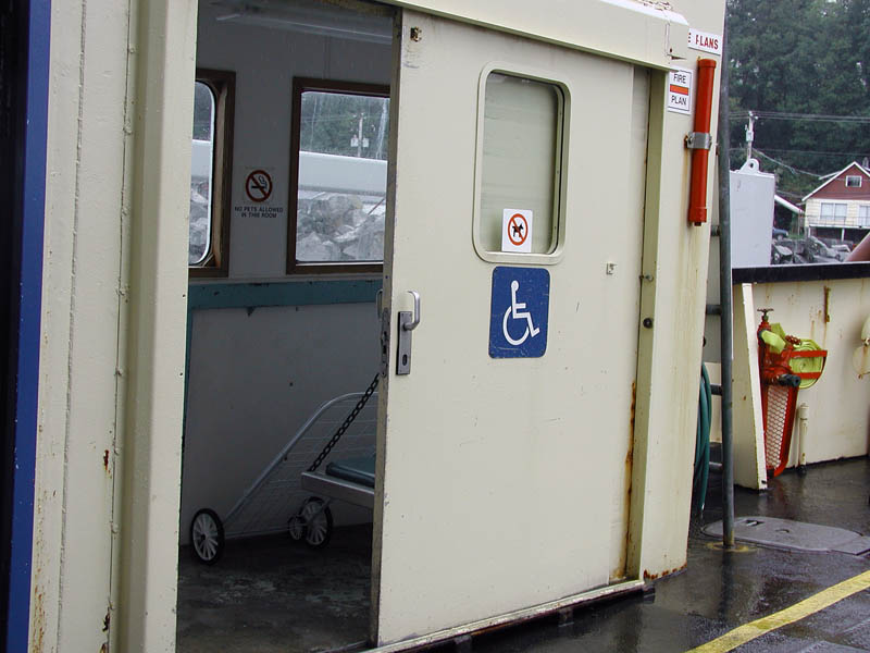 Handicap Shelter on car deck