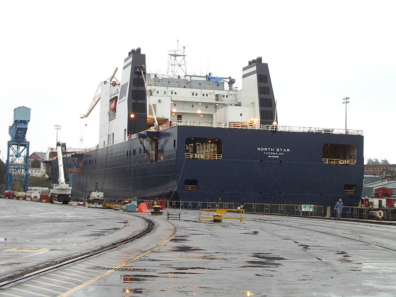 North Star at the Esquimalt graving dock