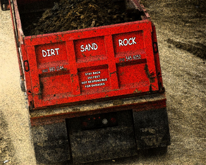 4/19/06 - Omaha City Progress<br><font size=3>ds20060419_0122a2w Dirt Sand Rock Truck.jpg</font>