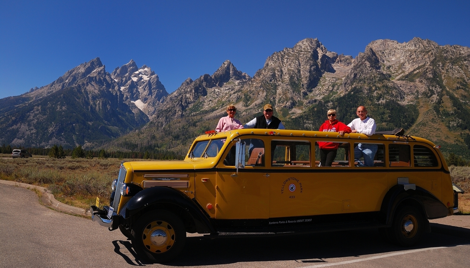   Grand Tetons National Park  next door to Yellowstone Park 