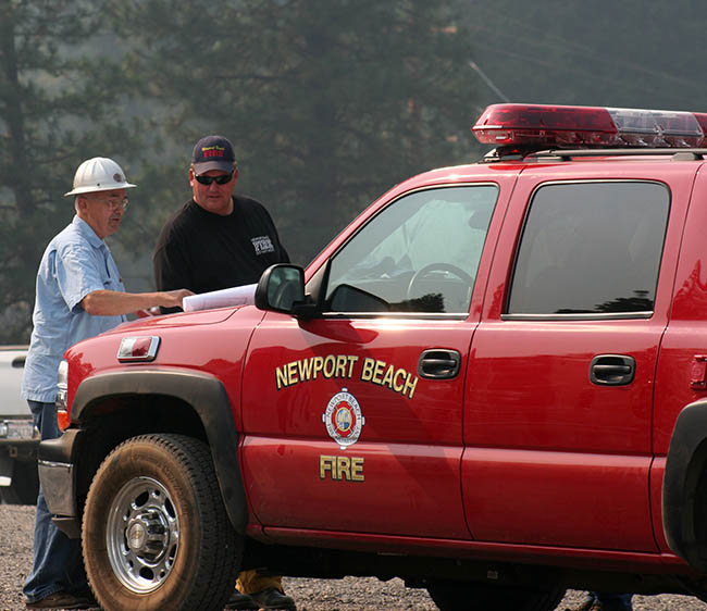 West Fire near Magalia, Calif., June 22-30, 2008