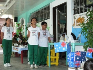Grade 6 ambassadors representing Australia.JPG