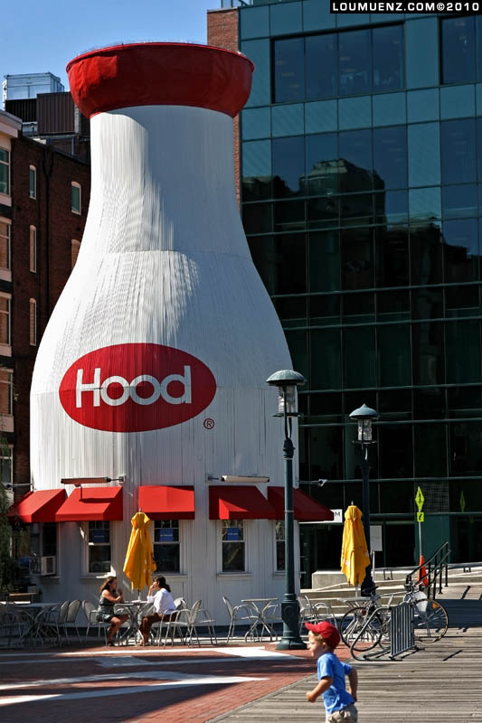 hood milk bottle