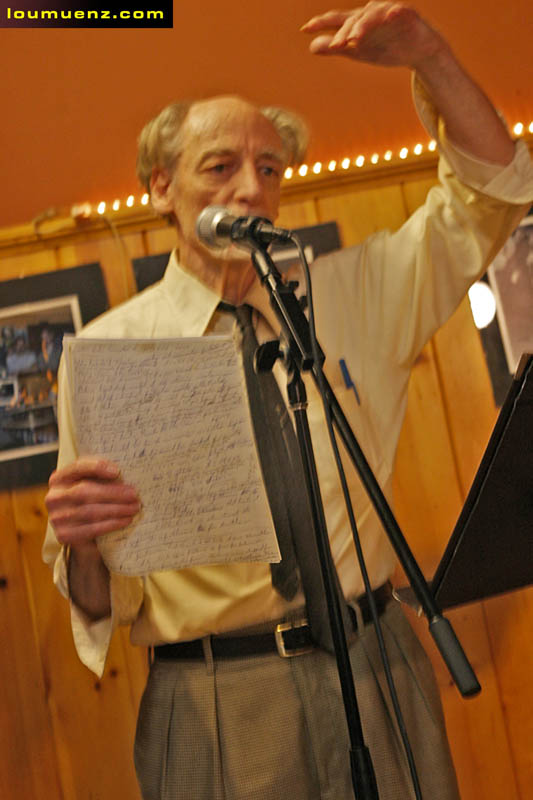 poetry readings at the literary cafe